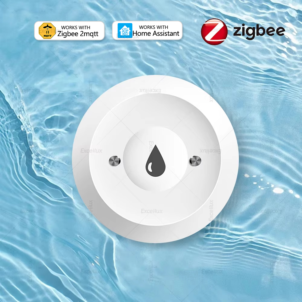 Home Security Business - Zigbee เครื่องตรวจจับน้ํารั่วเซนเซอร์เครื่องตรวจจับการรั่วไหล Smart Home Security การตรวจสอบเวลาจริงสนับสนุน