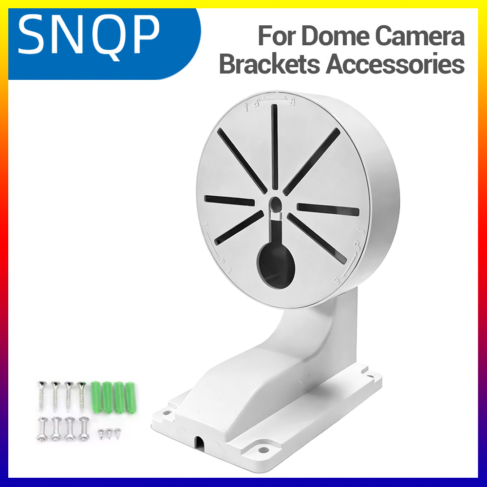 Home Security Diy - อุปกรณ์เสริมกล้องวงจรปิดแบบโดมสำหรับโฮมออฟฟิศรูปตัว L พลาสติกทนทาน ติดผนัง ใช้ได้ทั้งภายในและภายนอกอาคาร
