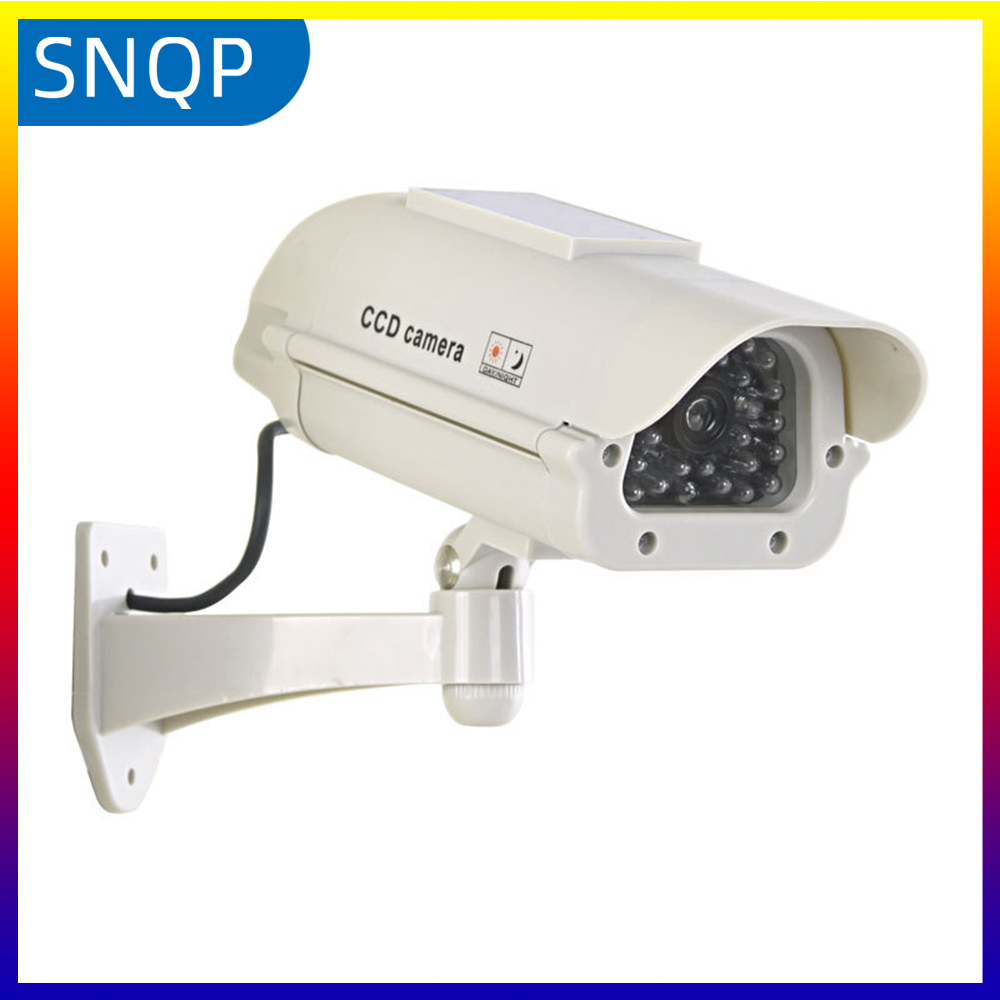 Home Security Diy - กล้องจำลองพลังงานแสงอาทิตย์ กันน้ำ กล้องปลอม กล้องวงจรปิดจำลอง CCD พร้อมไฟ