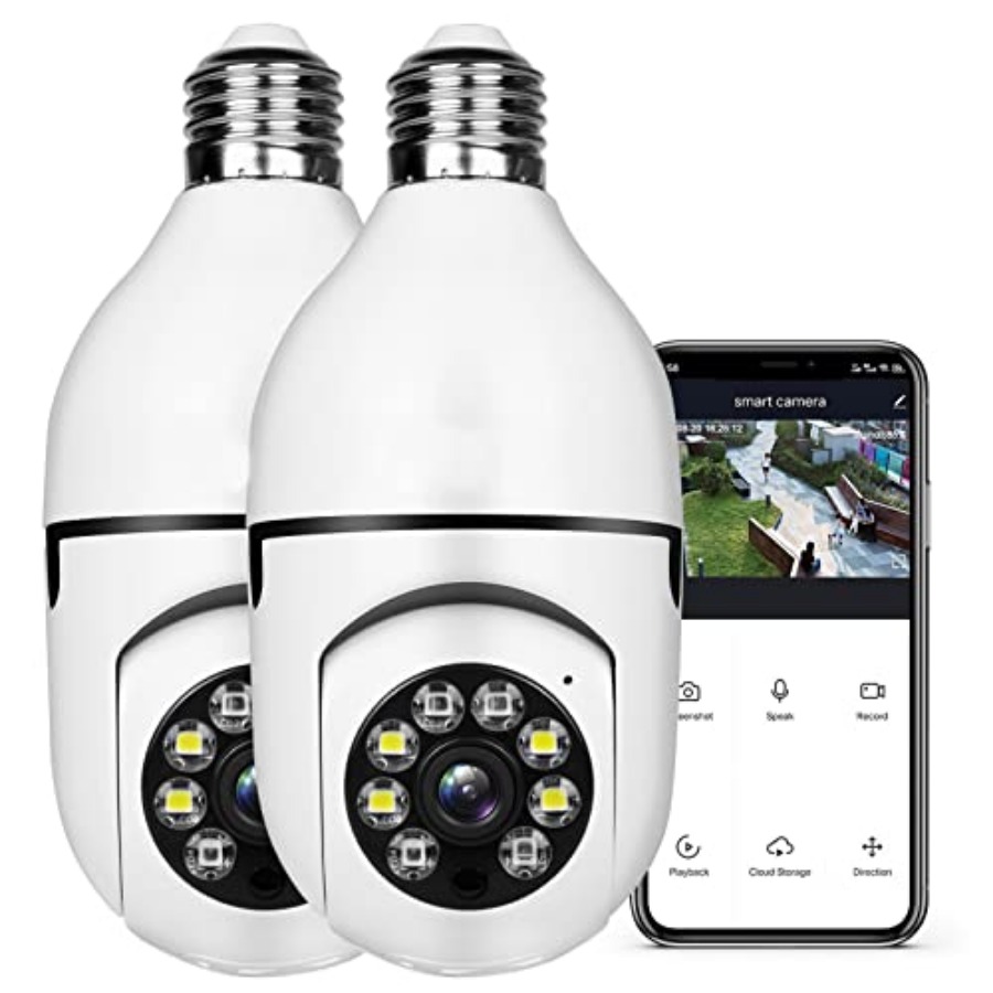 Home Security Alarm - กล้องวงจรปิดไร้สาย Wifi Smart ความละเอียด 1080P สำหรับการเฝ้าระวังภายในบ้าน