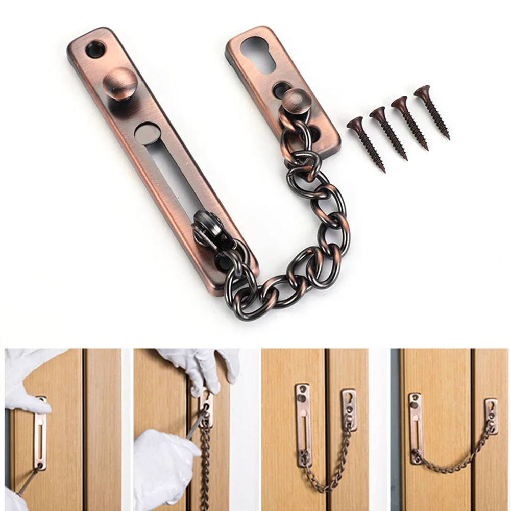 Home Security Essential - โซ่ประตูล็อคประตูล็อค Bolt CHAIN เด็กความปลอดภัย Home LATCH
