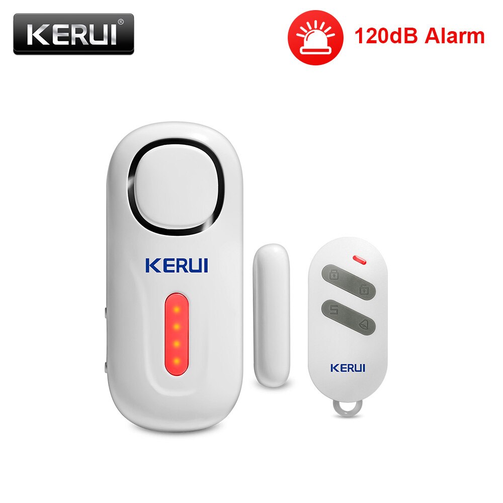 Home Security Systems Wireless - KERUI 120DB ไร้สายประตู/หน้าต่าง Security Burglar Sensor