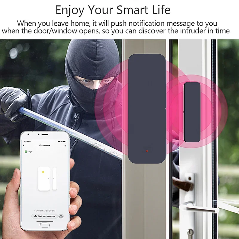 Tuya ZigBee เซ็นเซอร์ประตูทางเ - Home Security With Ai บทวิจารณ์และราคา