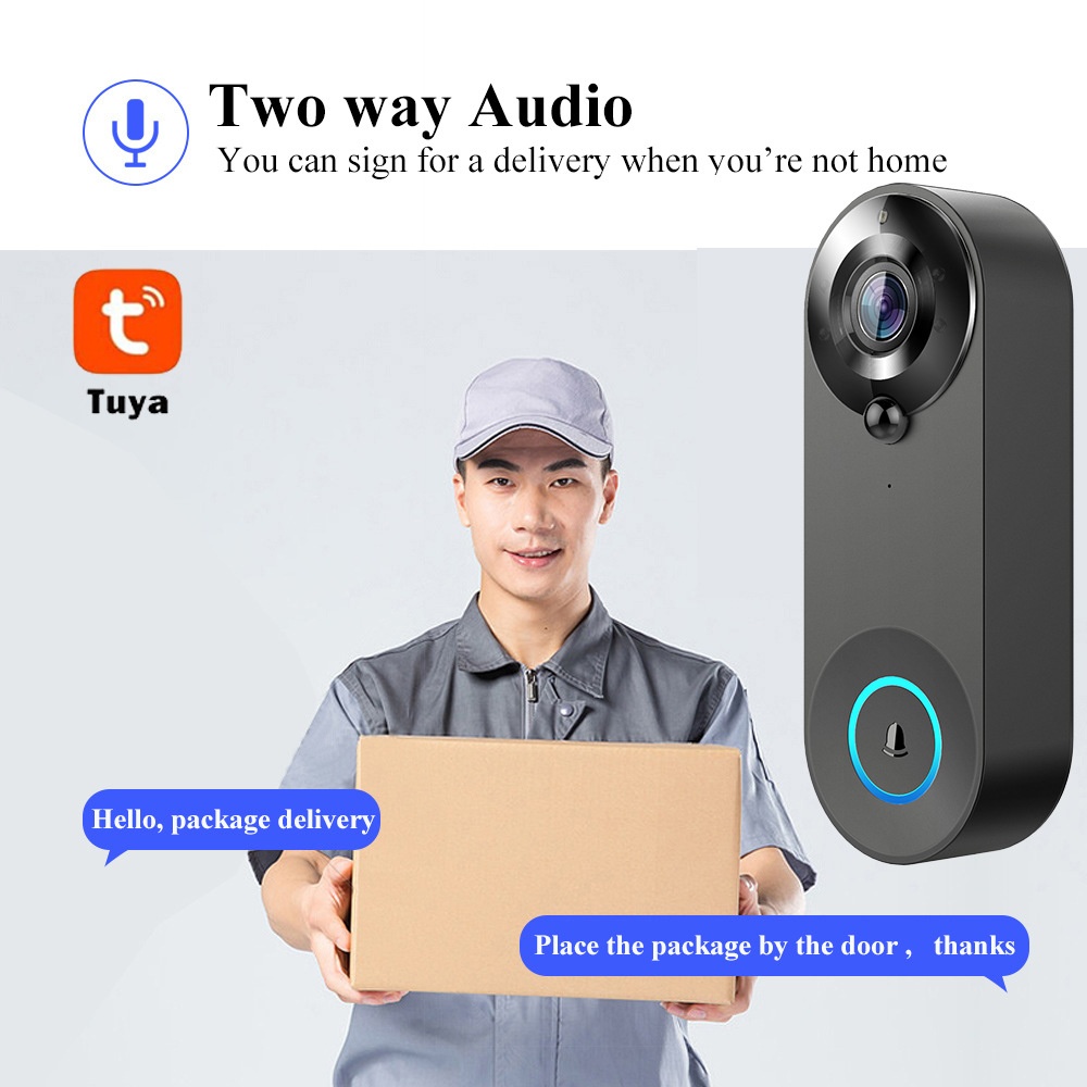 Tuya 1080P Wireless WIFI Doorb - Home Security Diy บทวิจารณ์และราคา