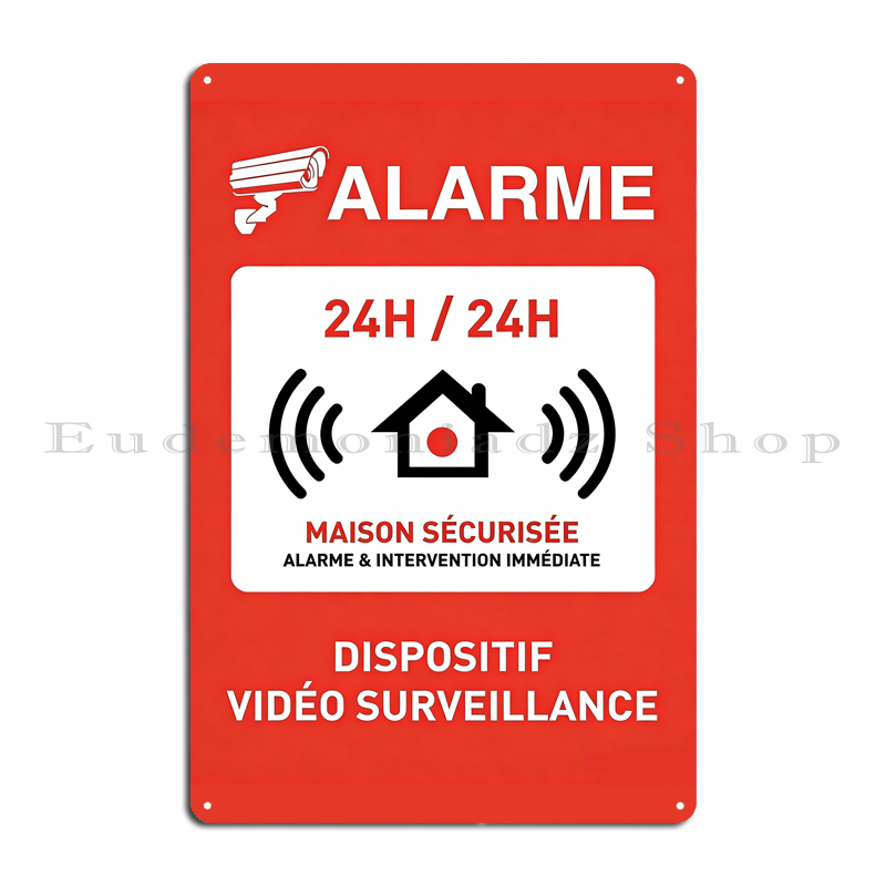 ป้ายโลหะระบบเตือนภัย 24 ชม. สไ - Home Security Alarm บทวิจารณ์และราคา