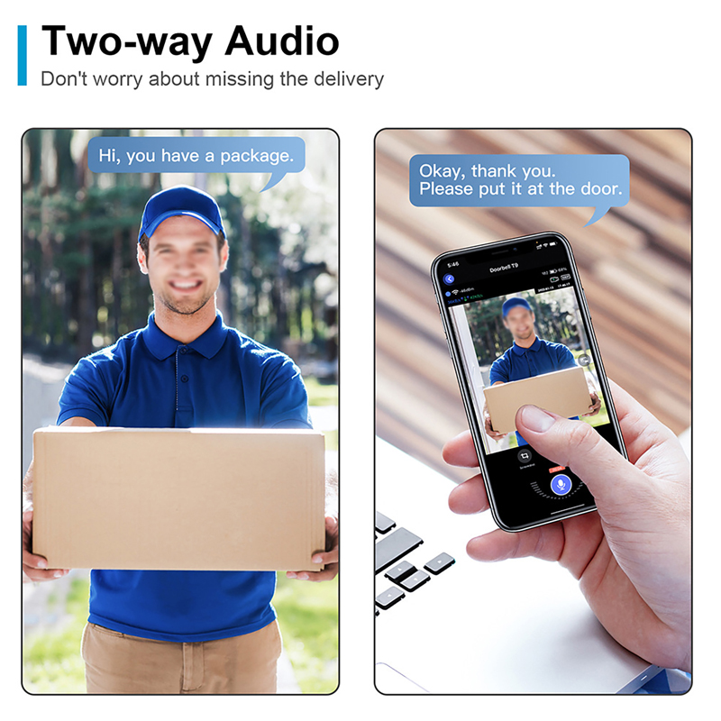 WiFi Smart Video Doorbell กล้อ - Home Security Diy บทวิจารณ์และราคา