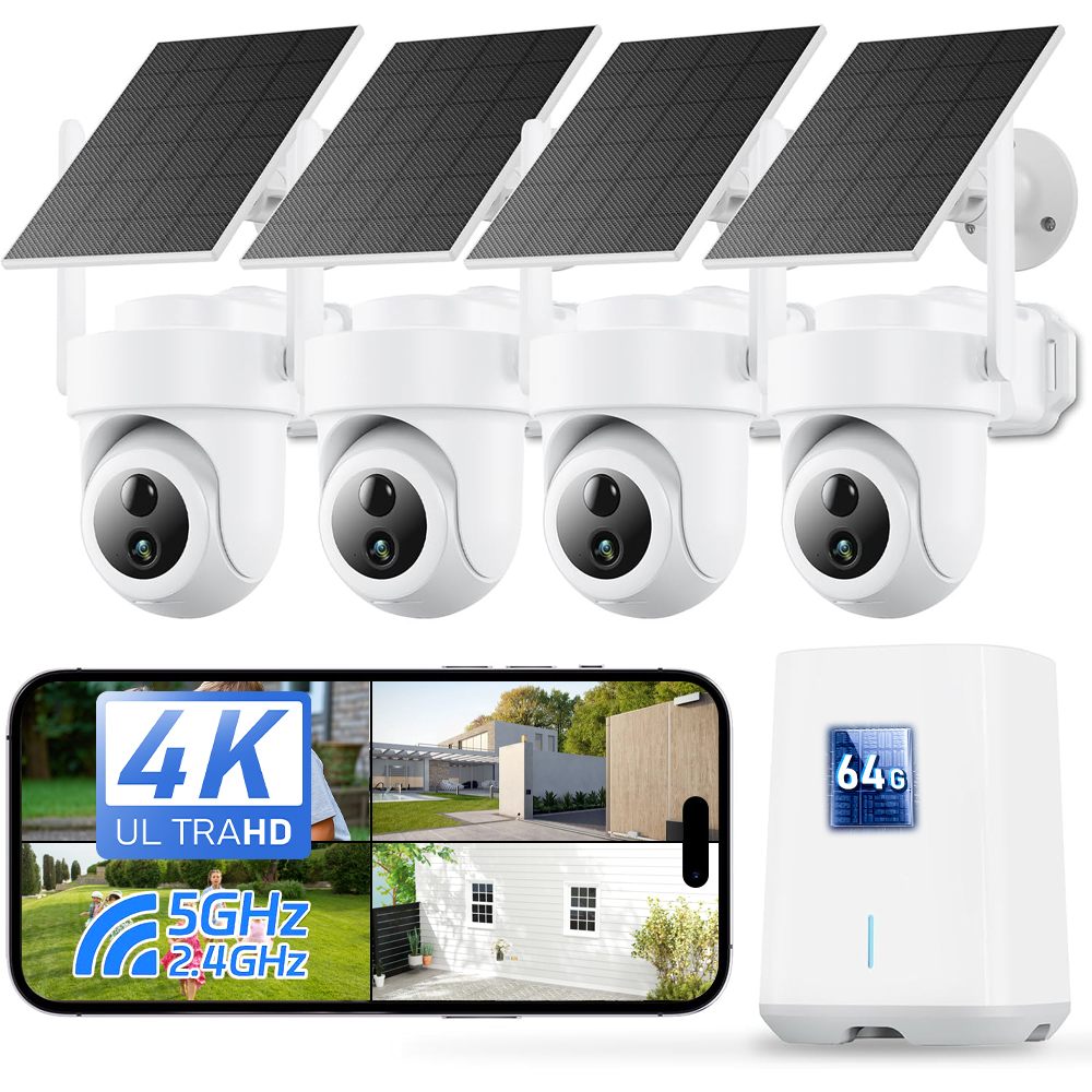 ระบบกล้องพลังงานแสงอาทิตย์ 8MP - Home Security With Ai บทวิจารณ์และราคา