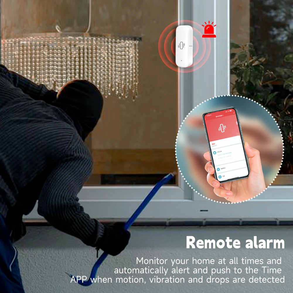 เซ็นเซอร์ตรวจจับการสั่นสะเทือน - Home Security Alarm บทวิจารณ์และราคา