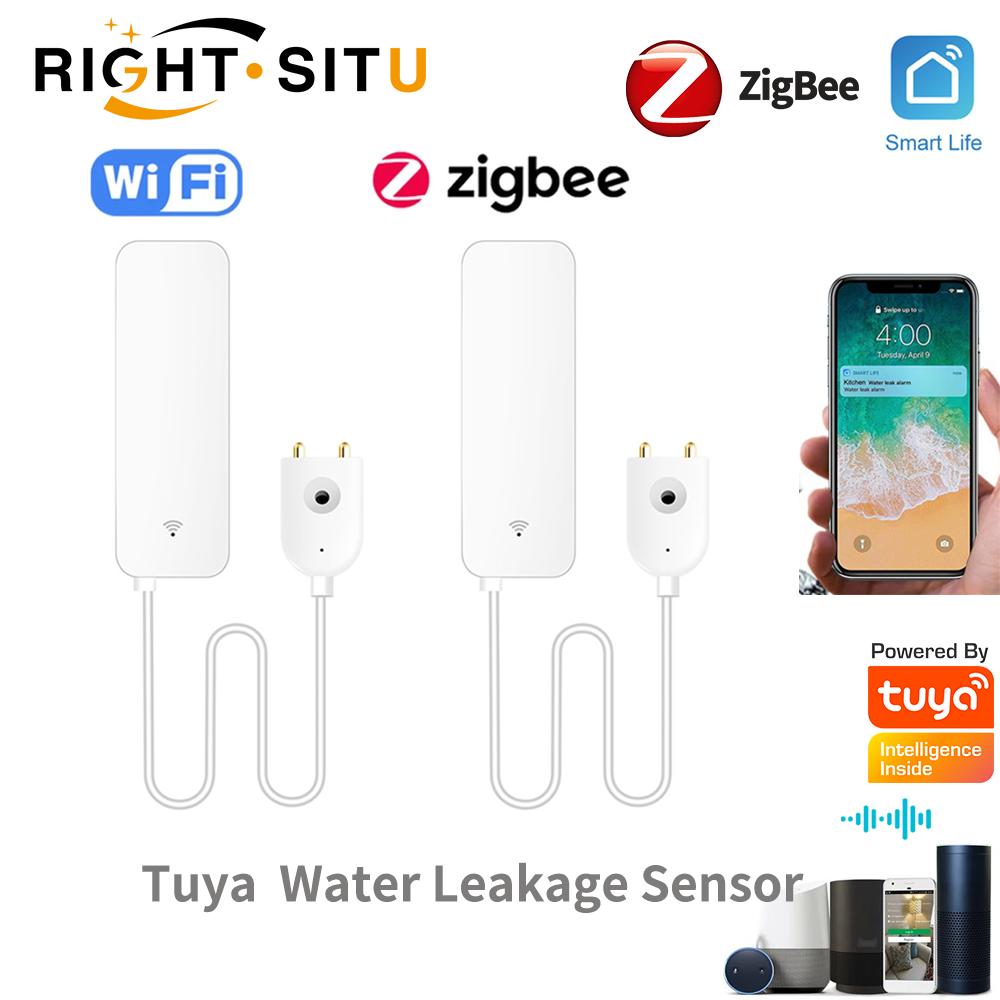 Tuya WiFi เซ็นเซอร์น้ํารั่ว, เ - Home Security With Ai บทวิจารณ์และราคา