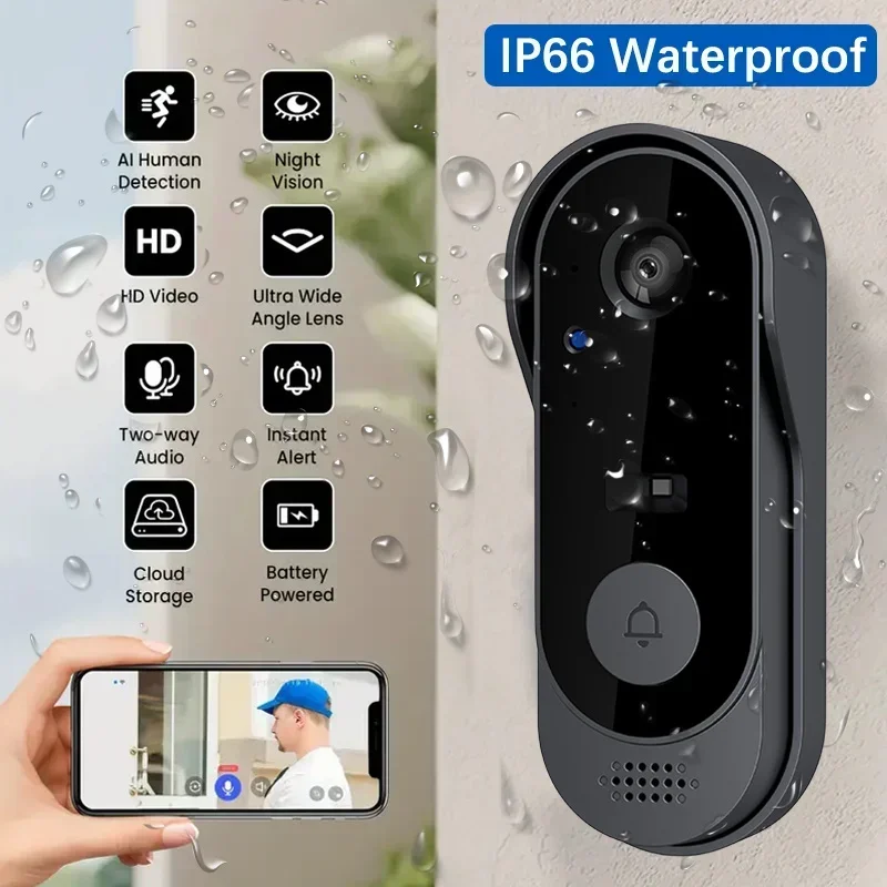 กล้องวิดีโอ HD ไร้สายกันน้ำสำห - Home Security Monitoring System บทวิจารณ์และราคา