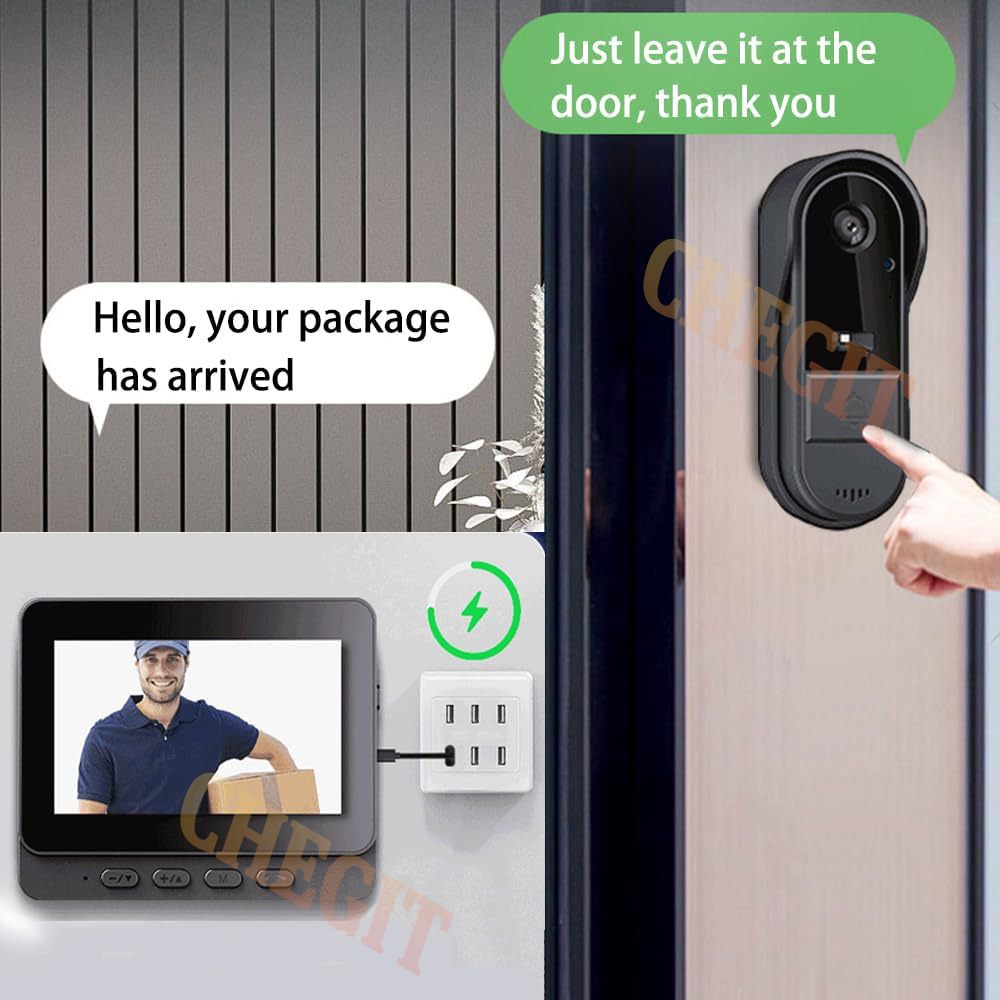 กล้องออดไร้สายอินเตอร์เน็ตไร้ส - Home Security Monitoring System บทวิจารณ์และราคา