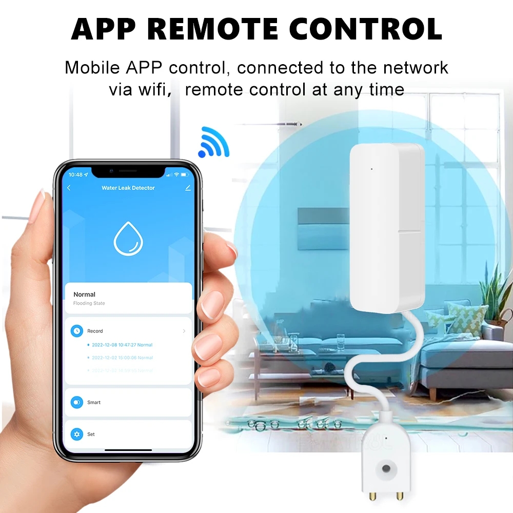 Tuya เซ็นเซอร์น้ำรั่ว, มีไวไฟอ - Home Security With Ai บทวิจารณ์และราคา