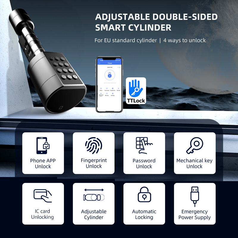 สมาร์ทล็อคประตูทรงกระบอกยูโร t - Home Security Essential บทวิจารณ์และราคา