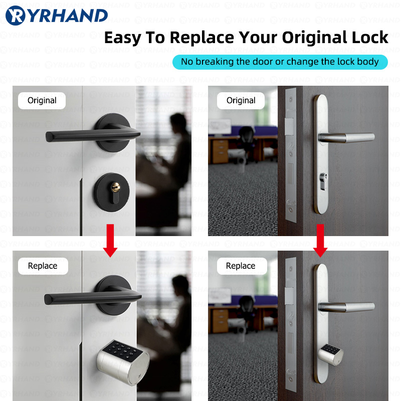 สมาร์ทล็อคประตูทรงกระบอกยูโร t - Home Security Essential บทวิจารณ์และราคา
