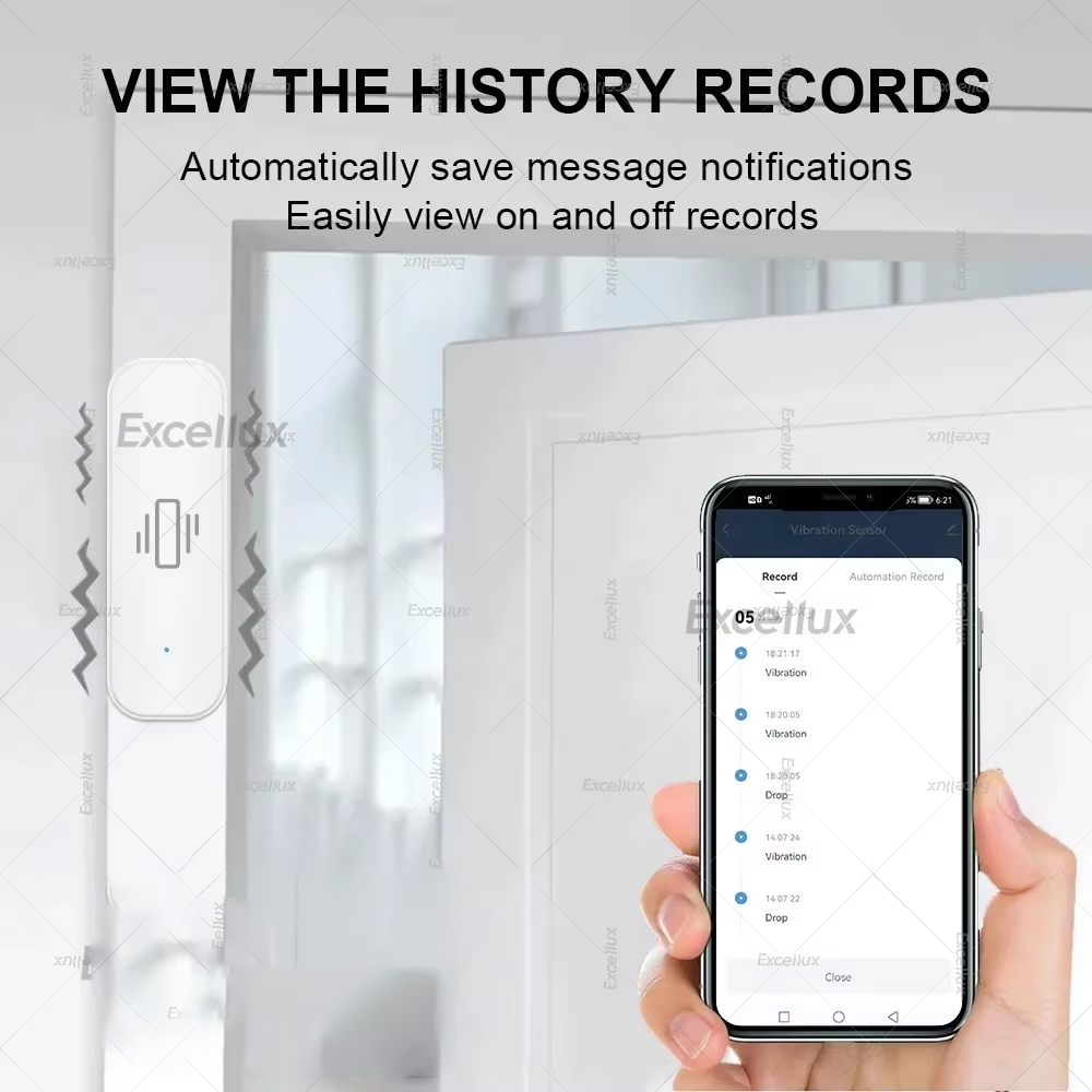 Zigbee สมาร์ทเซ็นเซอร์การสั่นส - Home Security Alarm บทวิจารณ์และราคา