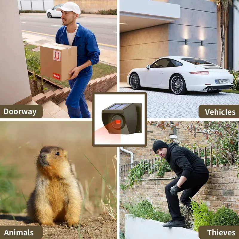 ระบบเตือนภัยไร้สายพลังงานแสงอา - Home Security Systems Wireless บทวิจารณ์และราคา