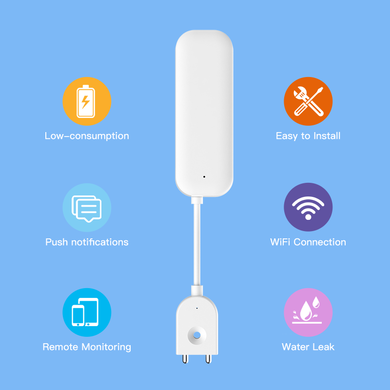 Tuya WiFi ZigBee Water Sensor  - Home Security With Ai บทวิจารณ์และราคา