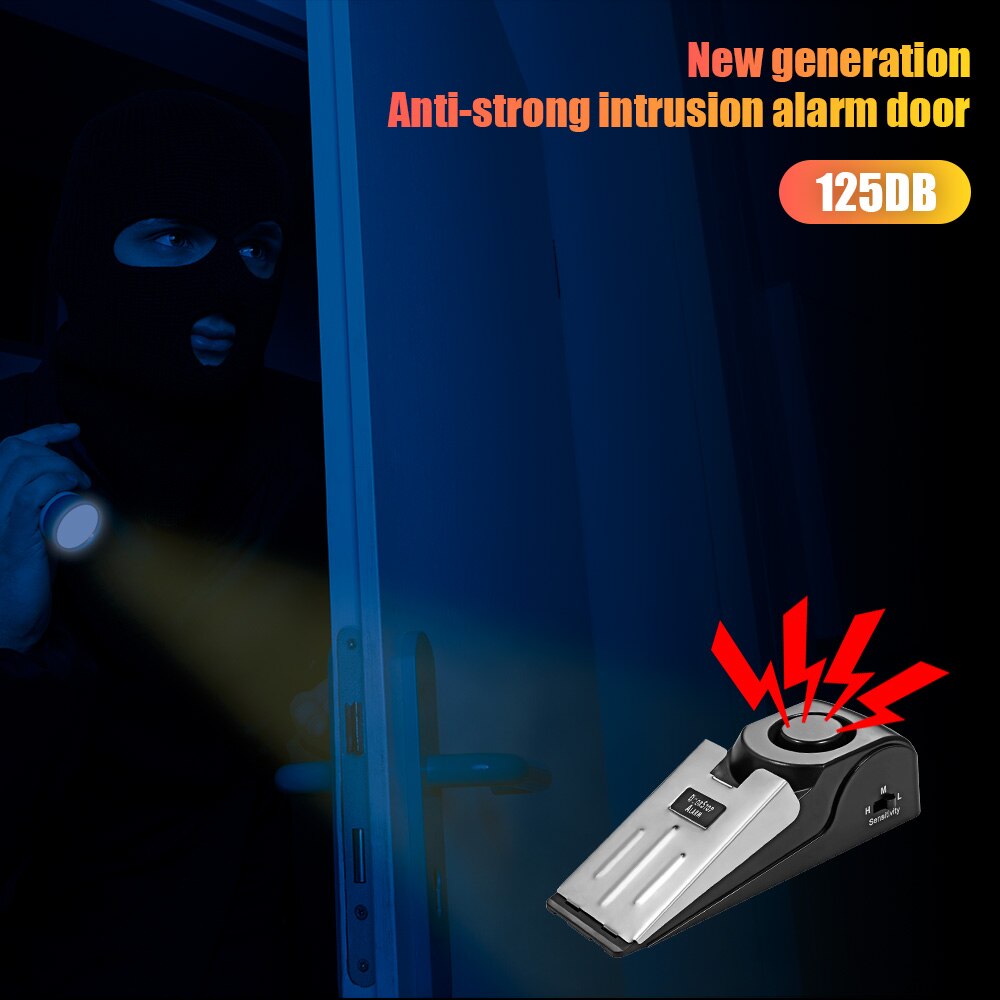 ระบบเตือนภัยประตูไร้สาย 125dB  - Home Security Systems Wireless บทวิจารณ์และราคา