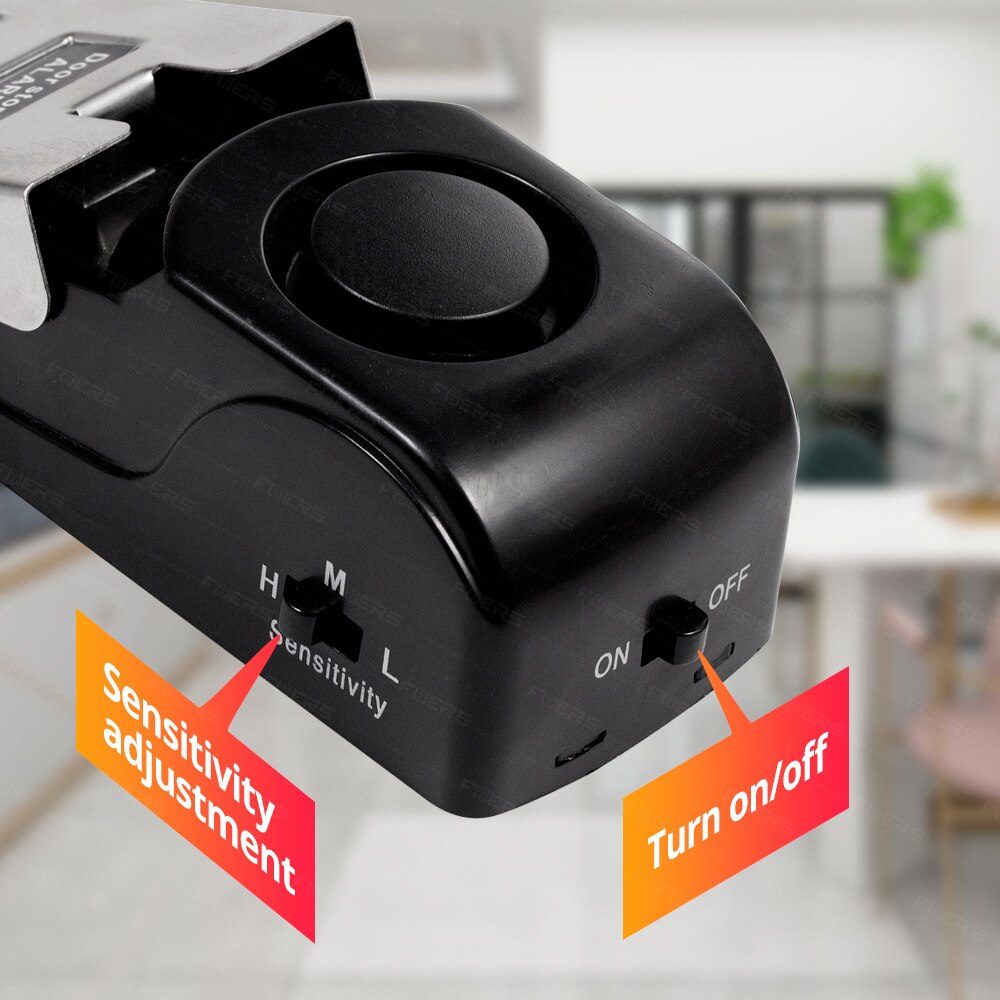ระบบเตือนภัยประตูไร้สาย 125dB  - Home Security Systems Wireless บทวิจารณ์และราคา