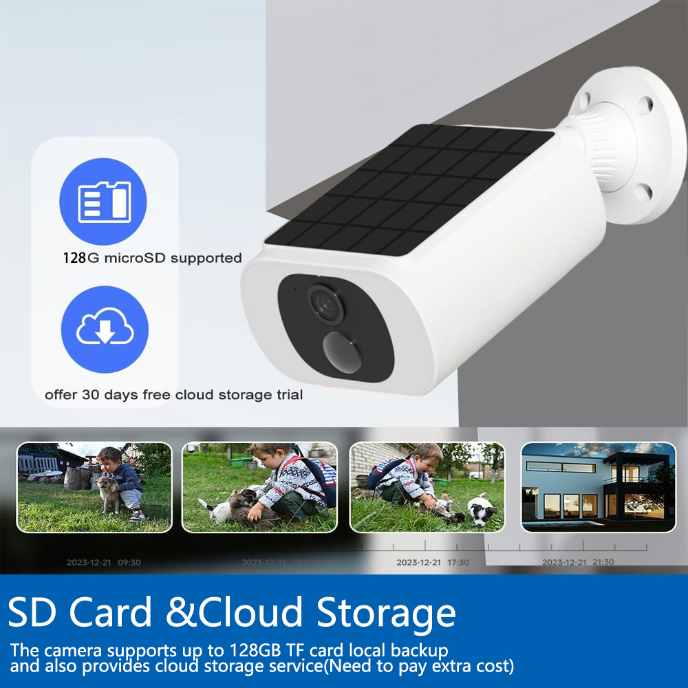 กล้องวงจรปิดพลังงานแสงอาทิตย์  - Home Security Systems Wireless บทวิจารณ์และราคา