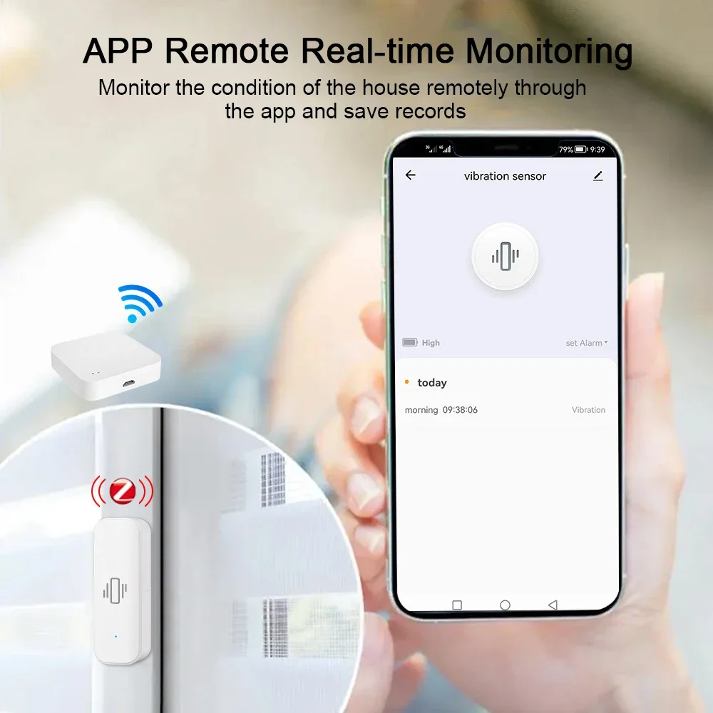 Tuya เซ็นเซอร์ตรวจจับการสั่นสะ - Home Security Alarm บทวิจารณ์และราคา