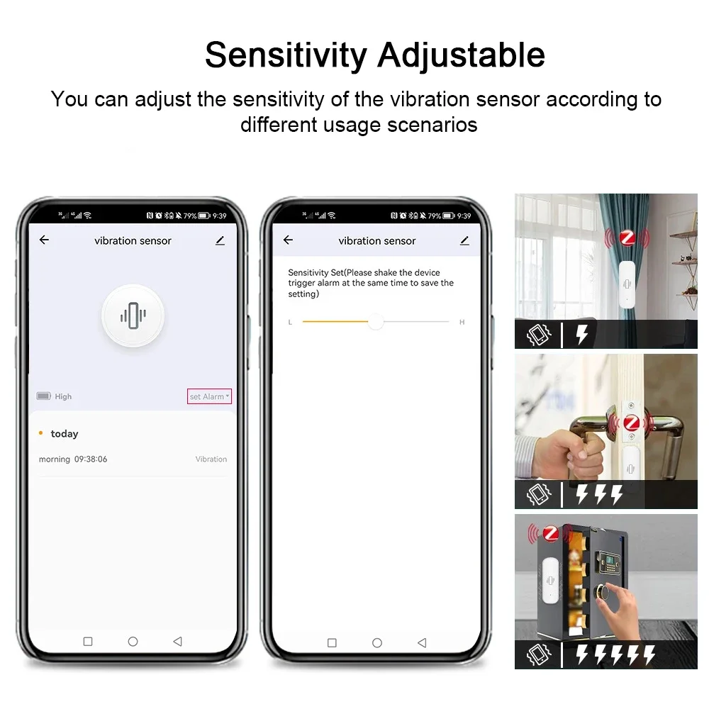 Tuya เซ็นเซอร์ตรวจจับการสั่นสะ - Home Security Alarm บทวิจารณ์และราคา