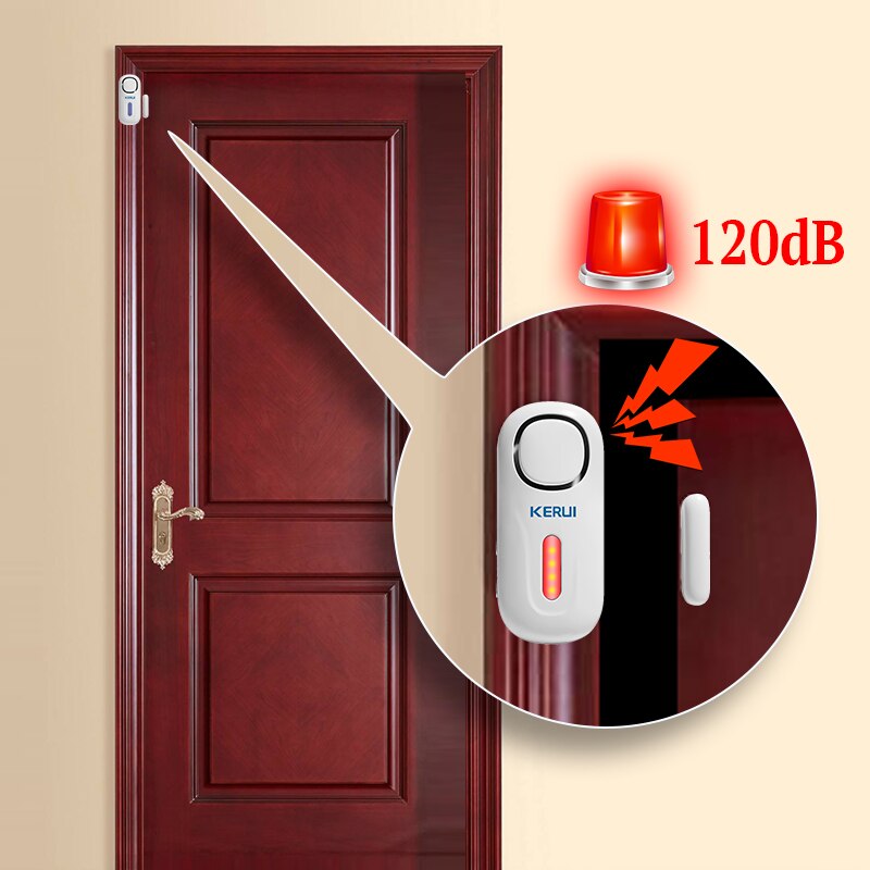 KERUI 120DB ไร้สายประตู/หน้าต่ - Home Security Systems Wireless บทวิจารณ์และราคา