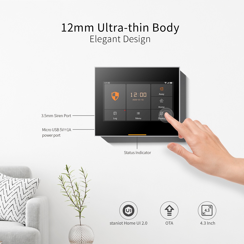 ชุดระบบเตือนภัยอัจฉริยะไร้สาย  - Home Security Diy บทวิจารณ์และราคา