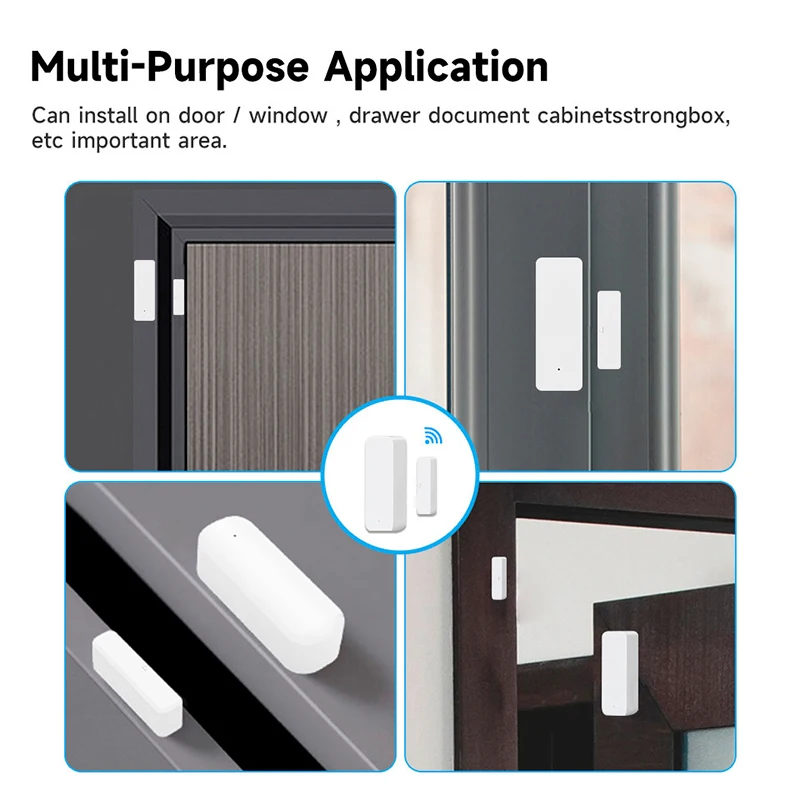 Tuya WiFi สมาร์ทเซ็นเซอร์ประตู - Home Security With Ai บทวิจารณ์และราคา